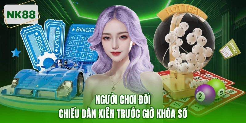 Người chơi đối chiếu dàn xiên trước giờ khóa sổ